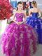 Perfect Applique and Ruffled Sweet 16 Gown with Puffy Skirt