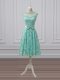 Graceful Sleeveless Lace and Bowknot Lace Up Wedding Guest Dresses