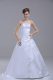 Glorious White Sleeveless Beading Lace Up Wedding Dresses