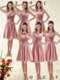 Romantic Sweetheart Empire Chiffon Bridesmaid Dresses with Ruching