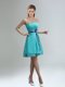 Classical Blue And Purple Sweetheart Dama Dresses with Ruching