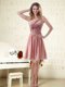 Straps Ruching Empire Chiffon 2016 Luxurious Dama Dresses