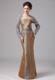 Olive Green Mermaid Mother Of The Bride Dress With Lace Jacket