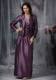 Eggplant Purple Ankle-length Taffeta Mother Of The Bride Dress
