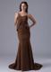 Modest Brown Spagetti Straps Mermaid 2013 Mother Of The Bride Dress With Brush Train In Bethel Connecticut
