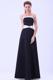 Black Sash Decorate Bridemaid Dress A-line Floor-length Style