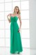 Empire Turquoise Sweetheart Floor-length Beading Evening Dress