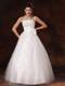 Diamonds and Bowknot Decorated Puffy Bridal Gown For Woman