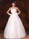 Lovely Bowknot and Beading Floor-length Princess Dress for Wedding