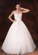 Halter Top Bridal Gown with Diamonds Bowknot and Lace Hemline