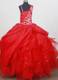 Beading Classical Ball Gown Little Girl Pageant Dress Straps Floor-length Puffy