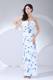 Unique Beading Printing Ankle-length Sweetheart 2013 Maxi Dresses