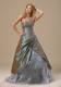 Discount Custom Made Olive Green Embroidery Evening Dress