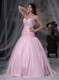 2013 Baby Pink Sweetheart Beading Evening Dress