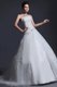2016 Appliques Ball Gown Court Train Wedding Dress with Strapless
