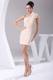 Hand Made Flower Decorate Bodice Nightclub Dress in Champagne