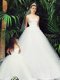 Delicate A Line Sweetheart Wedding Dresses with Appliques and New Style Applique Flower Girl Dress in White