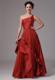 Unique One Shoulder Taffeta Prom Dress For Custom Made In Norcross Georgia