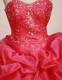 Exquisite Appliques Decorate Hot Pink Beading Quinceaneras Dress