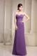 Full Length Ruching Sweetheart Prom Gown Made From Chiffon