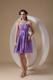 Ruching A-line Prom Homecoming Dress with Mini-length