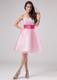 Beading Strapless Mini-length Princess Pink Beautiful Cocktail Dresses