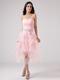 Lovely Baby Pink Cocktail Dresses Beaded Sweetheart Ruffles In 2013
