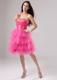 Lovely Pink Cocktail Dress Layers Sweetheart Beading In 2013 Summer