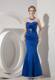 Modest Mermaid Sweetheart Beading Ankle-length Royal Blue Celebrity Dress