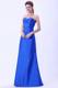 Sweetheart Royal Blue Bridemaid Dress Floor-length Lace-up Empire