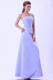 Lilac Spaghetti Straps Bridemaid Dress A-line Satin Floor-length