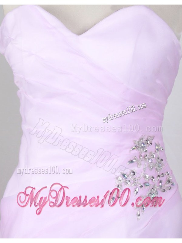 Ruched and Beaded Prom Dresses Unique From The Rolling Flowers Brush train
