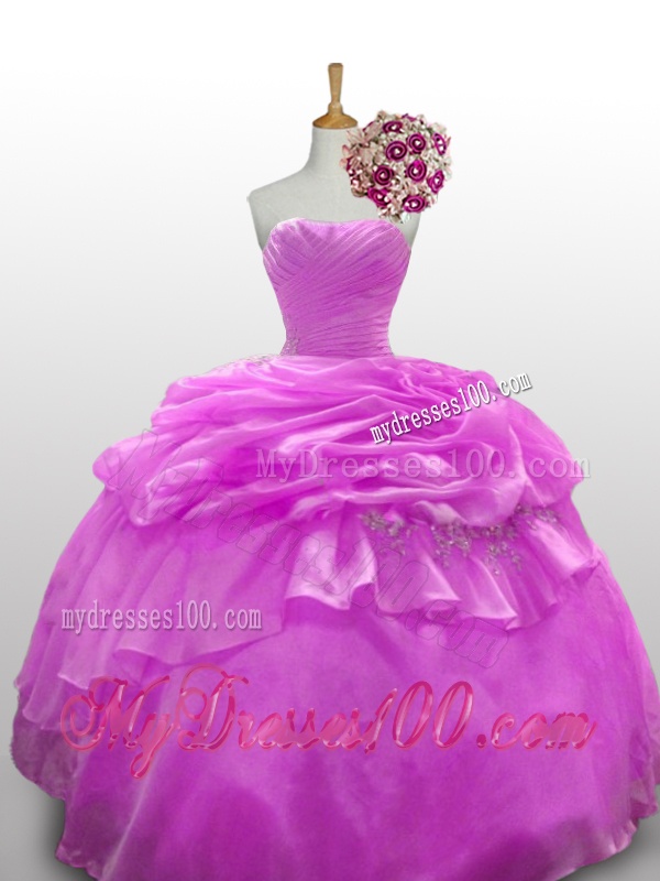 2016 Fashionable Beaded Quinceanera Dresses with Ruffled Layers