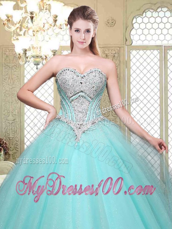 Modest Sweetheart Beading Quinceanera Gowns for Summer