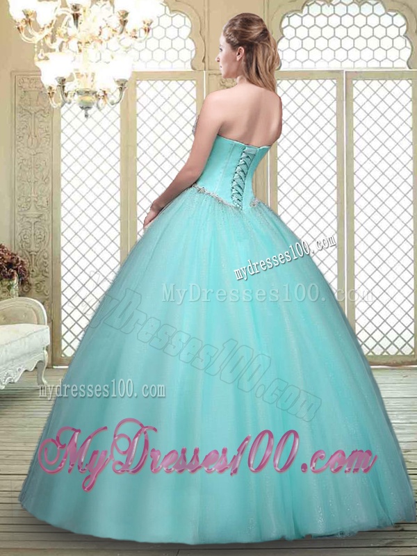 Modest Sweetheart Beading Quinceanera Gowns for Summer