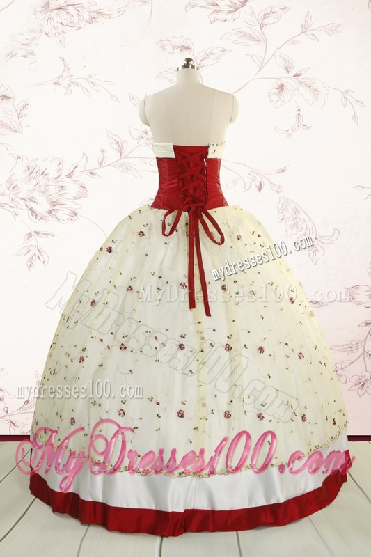 Most Popular Multi Color Quinceanera Gowns with Appliques and Bowknots
