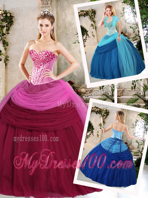 Pretty Ball Gown Beading Quinceanera Dresses for Fall