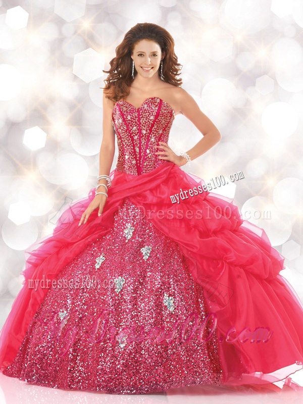 Sturning Sweetheart Sweet 16 Dresses with Sequins and Beading