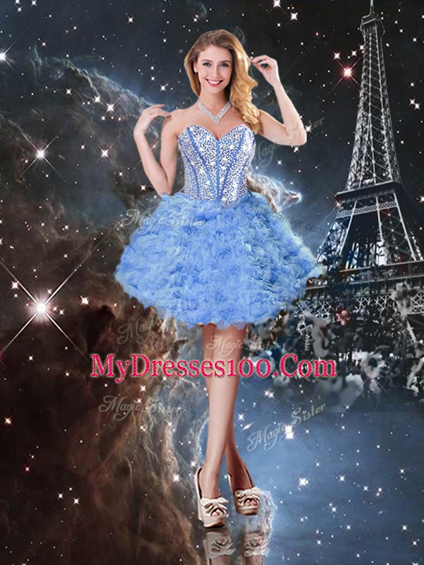 Elegant Tulle Sleeveless Floor Length Sweet 16 Dress and Beading and Ruffled Layers