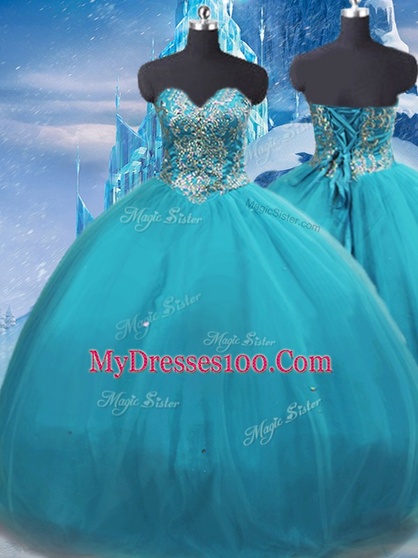 Dramatic Sleeveless Lace Up Floor Length Appliques Ball Gown Prom Dress