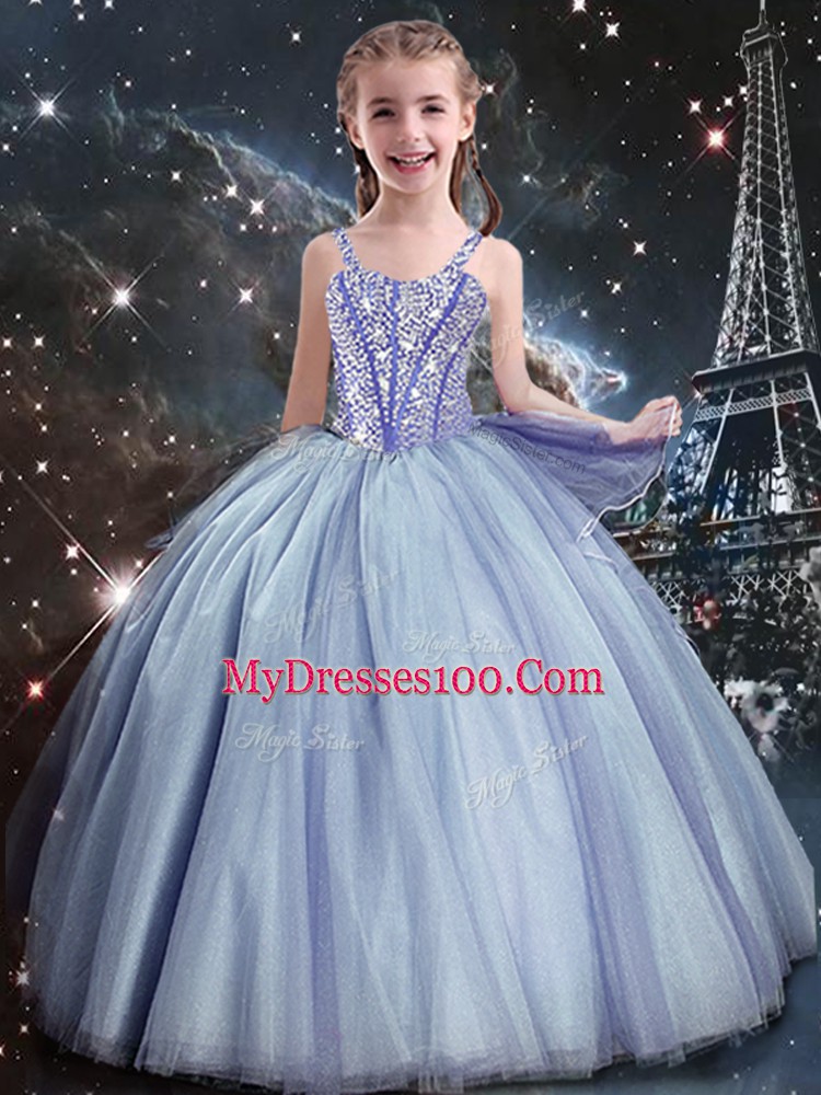 Lavender 15 Quinceanera Dress Military Ball and Sweet 16 and Quinceanera with Beading Sweetheart Sleeveless Lace Up