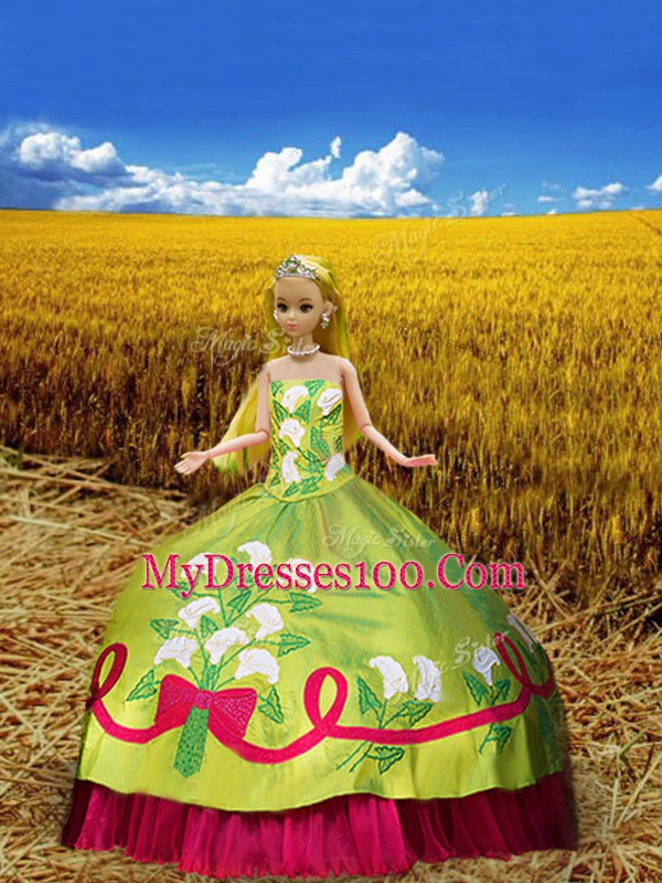 Olive Green Sleeveless Organza and Taffeta Lace Up Vestidos de Quinceanera for Military Ball and Sweet 16 and Quinceanera