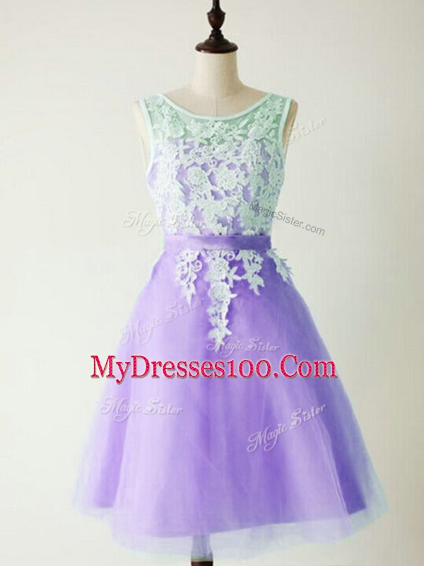 Sleeveless Lace Lace Up Quinceanera Court Dresses