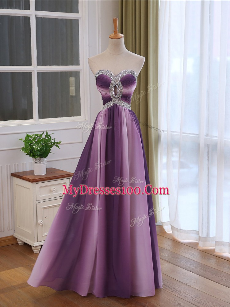 High Quality Empire Sleeveless Multi-color Homecoming Dress Lace Up