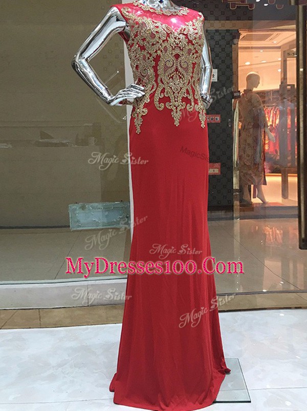 Extravagant Red Sleeveless Chiffon Zipper Homecoming Dress for Prom and Military Ball and Sweet 16