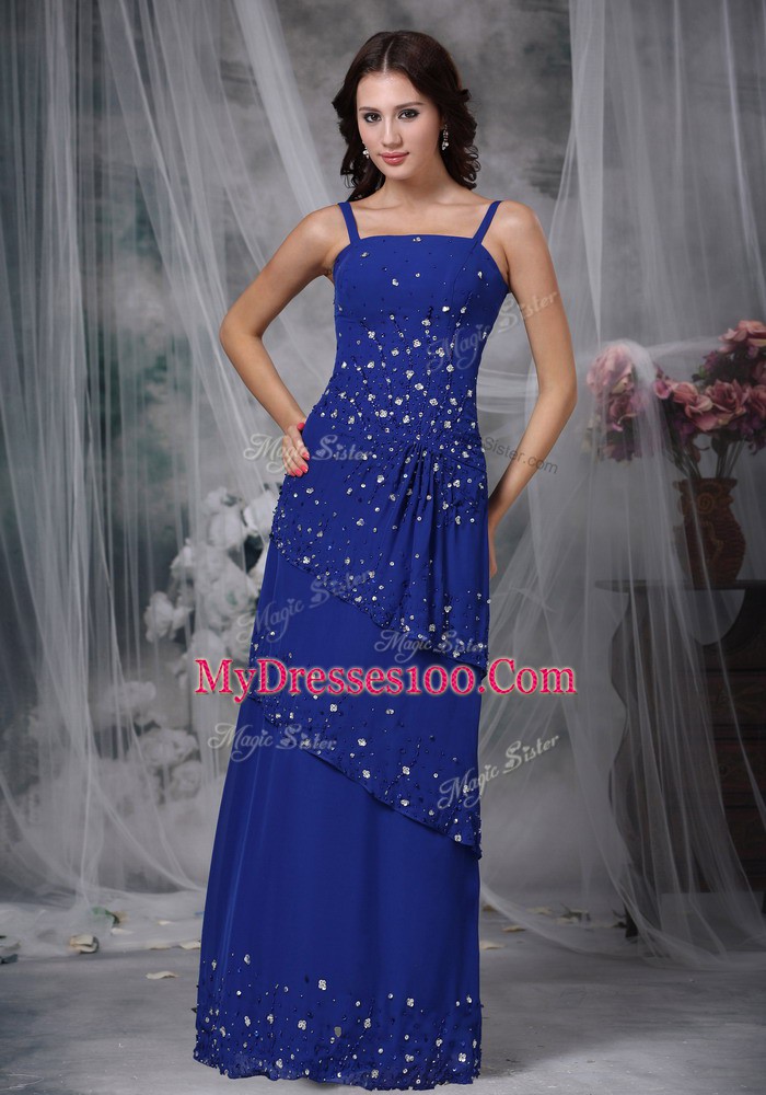 Smart Brown Zipper Mother Of The Bride Dress Beading Sleeveless Floor Length