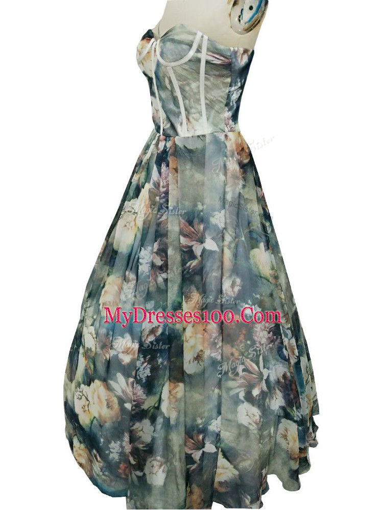 Discount Multi-color Sweetheart Zipper Ruching Homecoming Dress Sleeveless