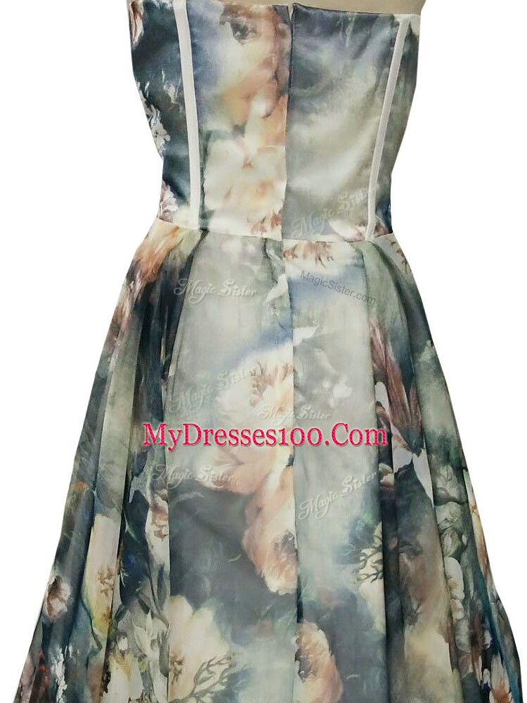 Discount Multi-color Sweetheart Zipper Ruching Homecoming Dress Sleeveless