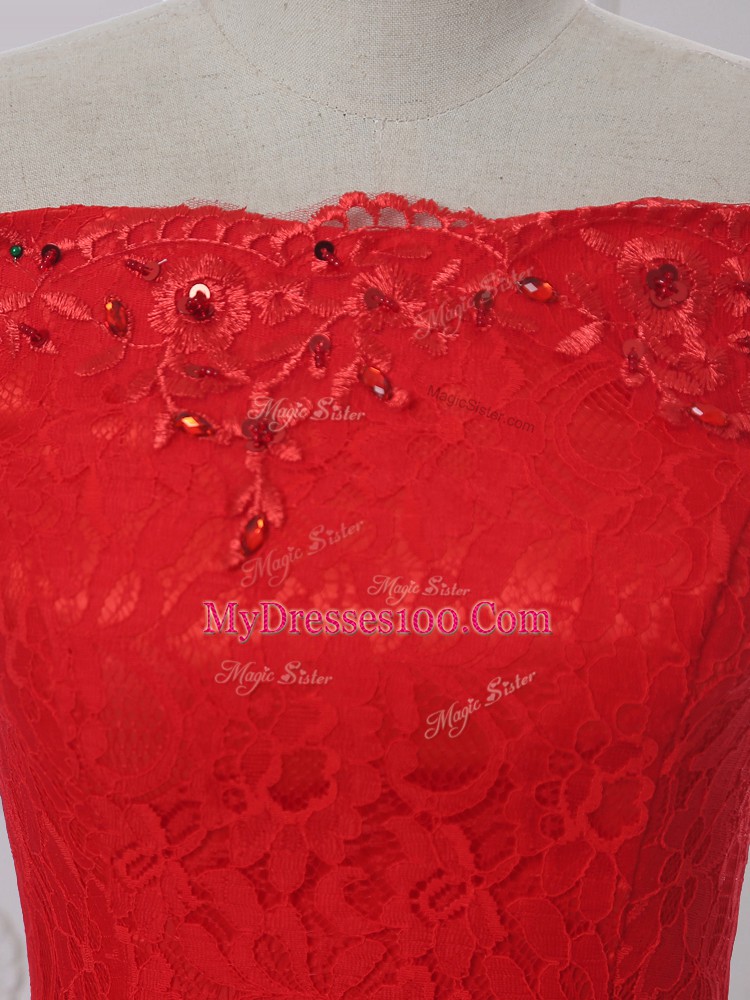 Lace Sleeveless Homecoming Dress and Lace and Appliques