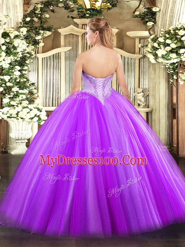 Fitting Coral Red Lace Up Quinceanera Dresses Beading Sleeveless Floor Length